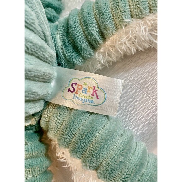 Octopus Plush Stuffed Animal Sea green Rattles Soft Spark  12 In - Picture 3 of 4